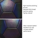 Milachic Night Light Bóng đá PU Opera Mayed School Đào tạo Bóng đá (Phiên bản ánh sáng số 5 Honeycomb Black 5062) 