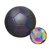  Milachic Night Light Bóng đá PU Opera Mayed School Đào tạo Bóng đá (Phiên bản ánh sáng số 5 Honeycomb Black 5062) 