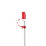  10 chiếc bút stylus chống mất silicon bảo vệ cho bút chì táo 1, phong cách: nắp bút (màu đỏ) 