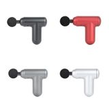  J12A Mini Rung Massage Massage Loại Gun Fascia, Đặc điểm kỹ thuật: Đỏ 