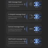  Súng massage cơ thể Gun Gun Fascia điện HB-008, đặc điểm kỹ thuật: Phong cách LCD (màu xanh lá cây) 