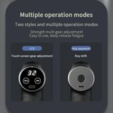  HB-008 Súng massage cơ thể bằng điện hình tam giác, đặc điểm kỹ thuật: Kiểu nút (Bạc) 