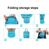  Đá ngựa ngoài trời không thấm nước gấp ba lô du lịch (màu cam) 