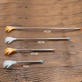  10 phần bốn phần bằng thép không gỉ có thể thu vào Tickler (Giao hàng màu ngẫu nhiên) 