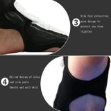 Một cặp bảo vệ chân nửa ngón đấm hộp Taekwondo, đặc điểm kỹ thuật: Vỏ chân XS (Kích thước 27-29) 