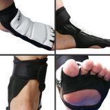  Một cặp bảo vệ chân nửa chân đấm bốc Taekwondo, đặc điểm kỹ thuật: bìa chân M (kích thước 34-36) 