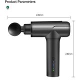  Súng massage mini 6 tốc độ BG-128 với 6 đầu massage, phích cắm CN (màu đỏ) 