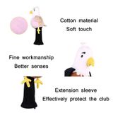  Cute Plush Animal Golf Club Covit (Brown) 
