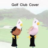  Cute Plush Animal Golf Club Covit (Brown) 