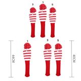  3 chiếc / bộ Câu lạc bộ bằng gỗ Golf Covit (Đen) 