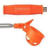  Golf 8 phần có thể gập lại ăng-ten thanh thép không gỉ Picker (màu cam) 