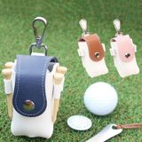  2 CÁI Da nối Mini Mini Golf Túi bảo vệ (Brown) 