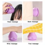  Cốc hút loại silicone cơ bắp massage massage (màu tím) 