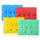  2 chiếc Fitness Toe Pressing Board Foot Massage trị liệu Massage (màu vàng) 