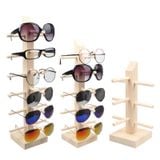  2 chiếc kính log hiển thị giá lưu trữ giá 1 hàng 4 cặp 