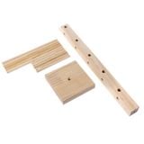  2 chiếc kính log hiển thị giá lưu trữ 1 hàng 6 cặp 