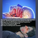  Thiết bị chống ngáy thông minh có thể sạc lại USB Trang chủ Chỉnh sửa ngáy (Đen) 