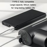  Cooling Hot Compress Fascia Muscle Relaxation Brushless Massager(Metal Gray) 