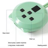  Home Electric Smart City Spine Pulse Massage, Phong cách: Mô hình sưởi ấm (Xanh) 