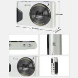  Máy ảnh digital Aturos retro camera C8 4K màn hình LCD 2,7 inch, màu đen - 30W 