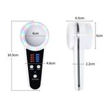  Sạc USB Nhẹ và Blue Light Hot Dụng cụ làm đẹp và lạnh (Đen) 