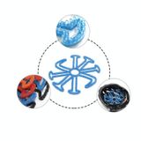  Cưỡi mũ bảo hiểm silicon bên trong pad chống thấm tóc thoáng khí mũ bảo hiểm di động (màu xanh) 