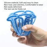  Cưỡi mũ bảo hiểm silicon bên trong pad chống thấm tóc thoáng khí mũ bảo hiểm di động (màu xanh) 