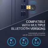  Bộ chuyển đổi Bluetooth 2 chiếc USB 5.0PC Máy tính không dây Nhận Máy phát, Màu: Đen 