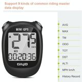  Màn hình LCD Giyo M3 Xe đạp GPS Xe đạp Máy tính không dây Đường xe đạp Velocimeter (Trắng) 
