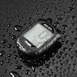  Màn hình LCD Giyo M3 Xe đạp GPS Xe đạp Máy tính không dây Đường xe đạp Velocimeter (Trắng) 