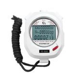  YS Electronic Showwatch Timer Huấn luyện chạy bộ chạy, Phong cách: YS-860 60 Memories (Trắng) 
