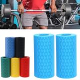  1 Cặp tay cầm thanh dày thanh tạ tạ silicon (màu vàng) 