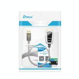  DTECH DT-5019 USB đến RS485/422 Bộ chuyển đổi truyền thông dòng nối tiếp công nghiệp (1.2M) 