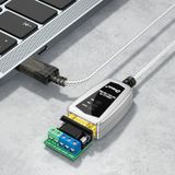  DTECH DT-5019 USB đến RS485/422 Bộ chuyển đổi truyền thông dòng nối tiếp công nghiệp (1.2M) 