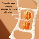  Massage kéo dài vòng yoga với con lăn tăng lên (màu xanh da trời) 