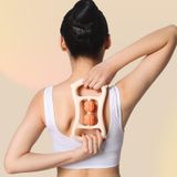  Massage kéo dài vòng yoga với con lăn tăng lên (màu xanh da trời) 