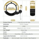  Xe đạp xe đạp phía tây retro đồng cưỡi ngựa và tiếng chuông lớn (vàng) 