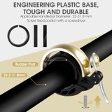  Xe đạp xe đạp phía tây retro đồng cưỡi ngựa và tiếng chuông lớn (vàng) 