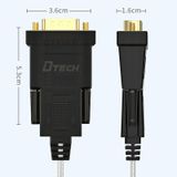 DTECH DT-5002F 1M USB đến RS232 LINE DB9 PORT 