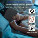  Mặt nạ ngủ cho mắt bằng vải cotton quá khổ thoáng khí (Xám) 