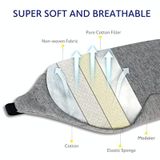  Mặt nạ ngủ có thể điều chỉnh mũi bằng dây (Xám) 