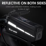  WEST BIKING 7 inch Xe đạp leo núi Điện thoại di động Màn hình cảm ứng Túi chùm phía trước (Đen) 