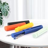  2 gói Bộ lưu trữ xi lanh đẩy-kéo Bộ muỗng tai nghe, Đặc điểm kỹ thuật: 6 CÁI / Bộ Màu vàng 