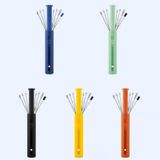  2 gói Bộ lưu trữ xi lanh đẩy-kéo Bộ móc tai, Đặc điểm kỹ thuật: 7 CÁI / Bộ Màu xanh lá cây 