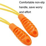  3PCS Nhựa lưng Kéo Vai Thắt lưng Quay lại Máy mát xa bằng tay Con lăn, Kiểu dáng: Ba bánh xe (Màu vàng) 