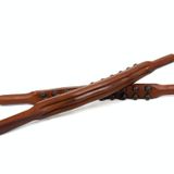  Carbonized Double Row 20 hạt massage Thanh lăn Meridian Dredging Stick 