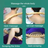  Thanh massage gỗ sồi tám hạt Meridian Thanh lăn nạo vét 53cm 