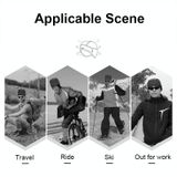  WHEEL UP 7255 Mũ Trượt tuyết Đi xe đạp Trượt tuyết Ngoài trời Ấm áp, Màu sắc: Xám đậm (không có lỗ) 