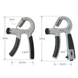 5-60KG Tay cầm có thể điều chỉnh Sức mạnh Cổ tay Máy tập thể dục Cổ tay Màu cam Đen Có thể đếm được 
