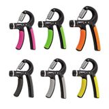  10-40kg Phòng tập thể dục rèn luyện ngón tay cầm nắm hình chữ R có thể điều chỉnh (Màu cam đen (Túi nhựa)) 